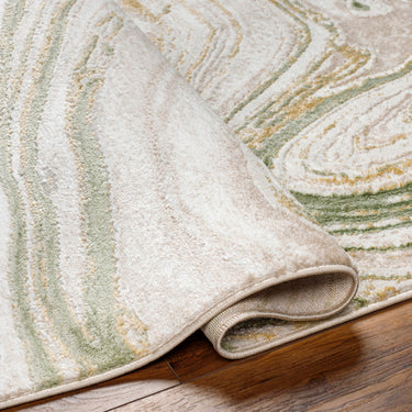 San Francisco Modern Graphic Green Rug