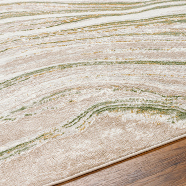 San Francisco Modern Graphic Green Rug