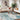 San Francisco Abstract Marble Modern Blue, Light Gray & Ivory Rug