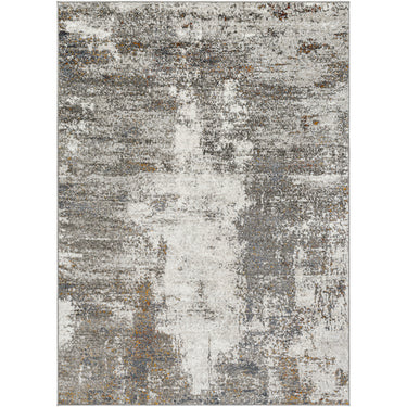 San Francisco Abstract Modern Marble Black Rug