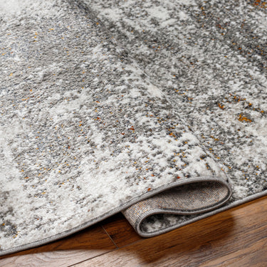 San Francisco Abstract Modern Marble Black Rug
