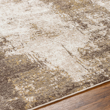 San Francisco Abstract Modern Marble Brown Rug