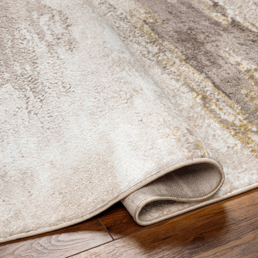 San Francisco Abstract Modern Marble Brown Rug
