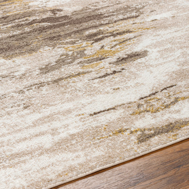 San Francisco Abstract Modern Marble Brown Rug