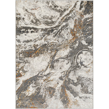 San Francisco Abstract Modern Marble Brown Rug