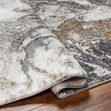 San Francisco Abstract Modern Marble Brown Rug