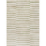 San Francisco Modern Graphic Skandi Green, Ivory & Tan Rug - Medium 120x170 cm (3'11'' x 5'7'')