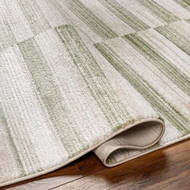San Francisco Modern Graphic Green Rug