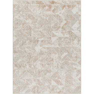San Francisco Abstract Modern Marble Brown Rug