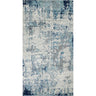 Sunderland Abstract Marble Modern Blue, Aqua & Light Slate Rug - Small 80x150 cm (2'7'' x 4'11'')