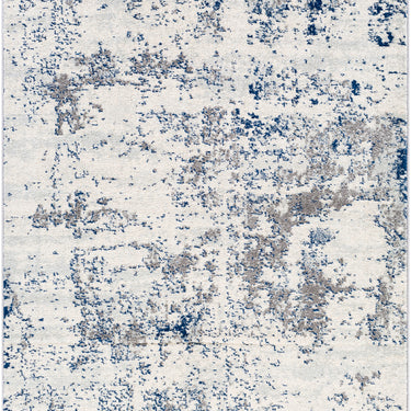 Sunderland Abstract Modern Marble Blue Rug