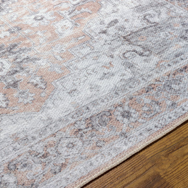 Tahmis Vintage Traditional Washable Runner Grey