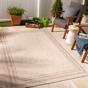 Tuareg Cottage Outdoor Neutral, Vanilya & Beige Rug - Design TRG2372