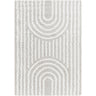 Urban Shaggy Modern Grey & White Rug - Design USG2314 - Large Plus 160x220 cm (5'3'' x 7'3'')