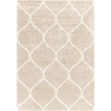 Urban Shaggy Modern Beige, Ivory & Cream Rug - Design USG2320 - Medium Plus 130x170 cm (4'3'' x 5'7'')
