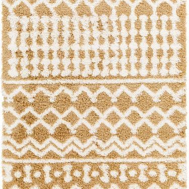 Urban Shag Geometric Soft Plush Pile Brown Rug