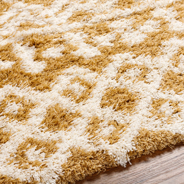 Urban Shag Geometric Soft Plush Pile Brown Rug