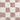 Urban Shaggy Check Modern Pink, Cream & Dusty Pink Rug
