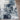 Wanderlust Abstract Marble Modern Blue, Sky Blue & Ink Blue Rug