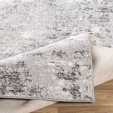 Wanderlust Abstract Marble Modern Grey, Light Slate & White Rug