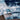 Wanderlust Abstract Marble Modern Blue, Ink Blue & Medium Gray Rug