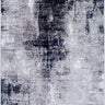Wanderlust Abstract Marble Modern Black, Denim & MediumGray Rug - Medium 120x170 cm (3'11'' x 5'7'')