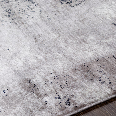 Wanderlust Abstract Marble Modern Black, Denim & MediumGray Rug