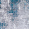 Wanderlust Abstract Marble Modern Blue, Denim & MediumGray Rug - Medium 120x170 cm (3'11'' x 5'7'')