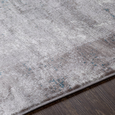 Wanderlust Abstract Marble Modern Blue, Denim & MediumGray Rug